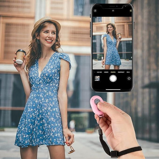 Bluetooth Camera Remote Shutter for Mobile & Camera – Wireless Selfie Remote