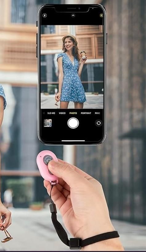 Bluetooth Camera Remote Shutter for Mobile & Camera – Wireless Selfie Remote